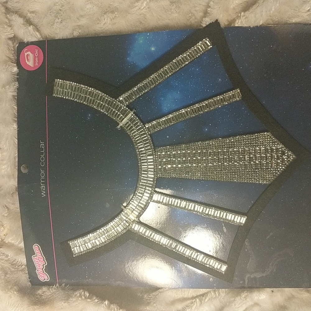 Awesome Warrior Collar. Iron on. From Yaya Han.